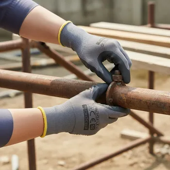 Pracovní rukavice Procera Rukavice X-FROGFLEX Velikost 8 černá/šedá