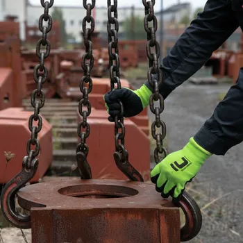 Pracovní rukavice CERVA GROUP Rukavice PALAWAN WINTER Velikost 10 žlutá