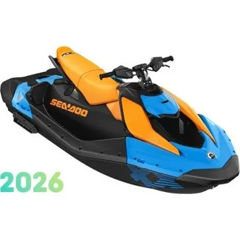 Vodní sport Skútr vodní Sea-Doo SPARK TRIXX 3-up iBR 90hp modro-oranžový