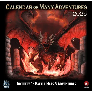 Desková hra Loke Battle Mats Calendar of Many Adventures 2025