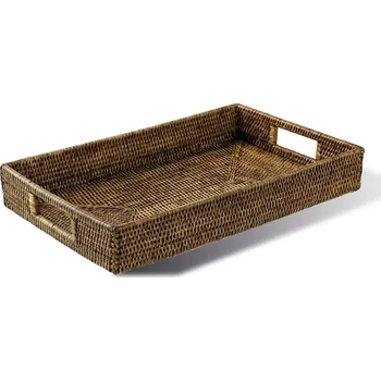 Sambonet Ratanový servírovací podnos, kolekce Radici, 53 x 32,5 cm, medově hnědá 58233-06