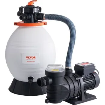 Bazénová filtrace VEVOR Filtrační Čerpadlo 18000 L/H 850 W pro domácí a komerční bazény