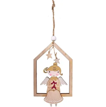 Vánoční ozdoba ANDĚLSKÉ PŘÁNÍ | závěsná ozdoba | 16 cm Dedra