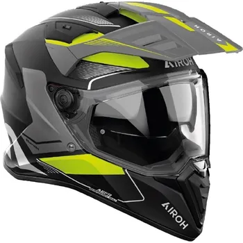 Helma na motorku Enduro helma na motorku Airoh Bandit Tune matná žlutá S