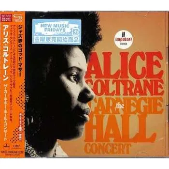 2CD Alice Coltrane: The Carnegie Hall Concert 2024 Shm CD Jewel Case