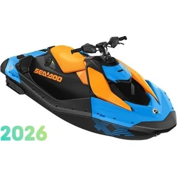 Vodní skútr Skútr vodní Sea-Doo SPARK TRIXX 1-up iBR 90hp modro-oranžový