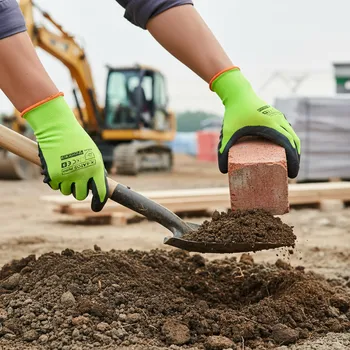 Pracovní rukavice Procera Rukavice X-LATOS NEON Velikost 11 zelená/černá