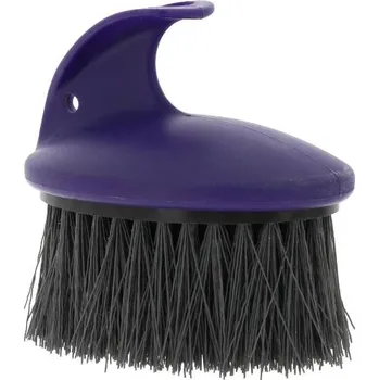 Čištění pro koně Kartáč HIPPOTONIC s měkkými štětinami violet