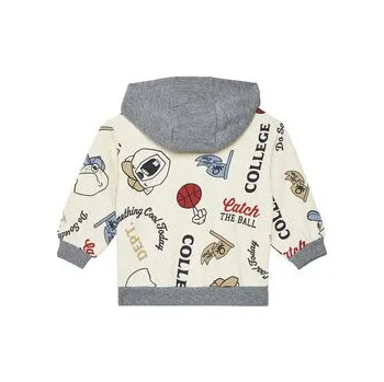 Pánská móda United Colors Of Benetton Mikina 3X7YG2017 Béžová Relaxed Fit 98