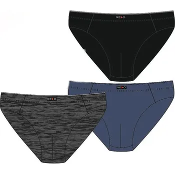 Slipy Redo pánské slipy z pevné bavlny s beztlakovým zakončením, mix 237 M i384_74001646