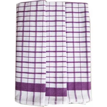 Utěrka Polášek Kuchyňské utěrky z Egyptské bavlny Bavlna, 3 ks vzor č.45 fialová
