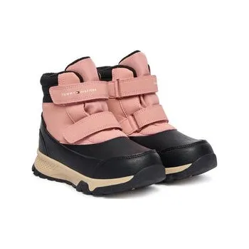 Dívčí obuv Sněhule Tommy Hilfiger Velcro Bootie T1A5-34048-1592 S Černá 30