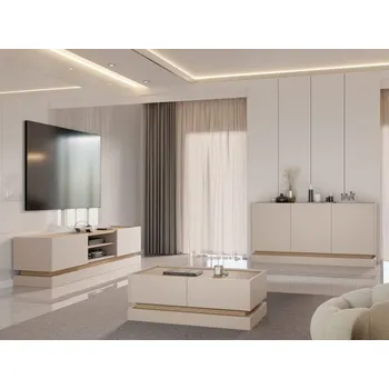 Komoda Nábytek do obývacího pokoje Arlotekis I., Barva: pouštní písek / dub cremona MIRJAN 5903211458415