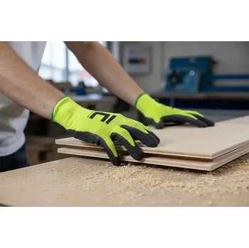 Pracovní rukavice CERVA GROUP Rukavice PALAWAN Velikost 10 žlutá