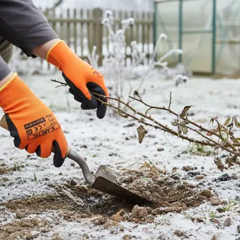 Pracovní rukavice Procera Rukavice X-ARCTIC Velikost 10 černá/oranžová