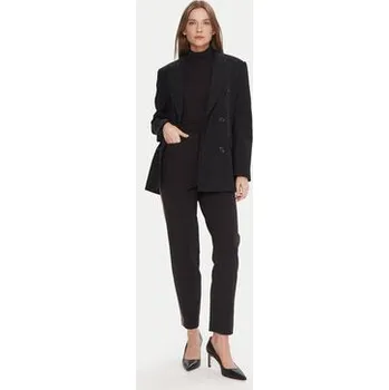 LOLA CASADEMUNT Chino kalhoty LF2514021 Černá Regular Fit XS