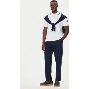 Pánská košile Nautica Polokošile Atabay N1S03424 Bílá Regular Fit L