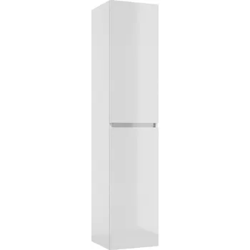Koupelnový nábytek Kielle - Nefia Vysoká skříňka závěsná, 160x35x35 cm, lesklá bílá 50027010
