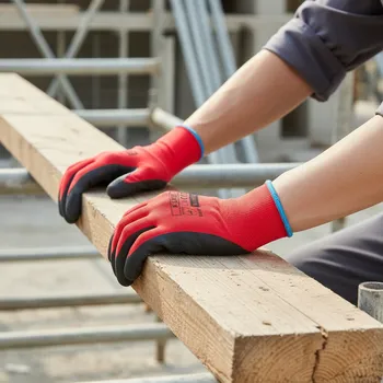 Pracovní rukavice Procera Rukavice X-LATOS RED Velikost 11 červená/černá