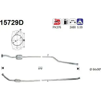 Katalyzátor Katalyzátor AS 15729D