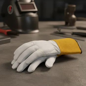 Pracovní rukavice Procera Rukavice X-LAMPARD Velikost 10 šedá/žlutá