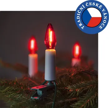 Vánoční dekorace Souprava Felicia LED FILAMENT červená SV-16, 16 žárovek FILAMENT 14V/0,2W