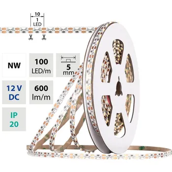 LED páska MCLED Pásek LED SMD n.b. 6W/m 12V IP20 50m ML-121.070.90.2
