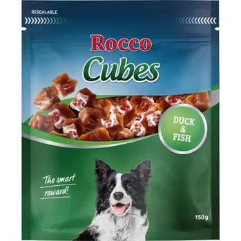 Pamlsek pro psa 4x150g Rocco Cubes - kachní