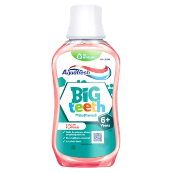 Ústní voda Aquafresh Big teeth ústní voda pro děti 6+ 300 ml
