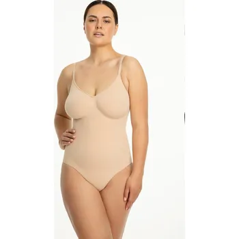Dámské stahovací prádlo Julimex Slimming Body 421 Seamless S-2XL béžová XXL