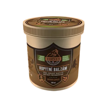 Kosmetika pro koně TOPVET Kopytní balzám pro zdravé kopyto 250ml