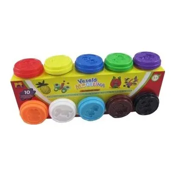 Výtvárné potřeby Veselá modelína 10 x 50g