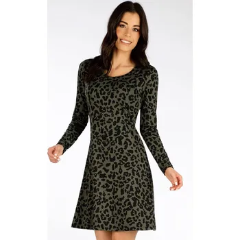 Dámské šaty Dámské šaty LITEX s dlouhým rukávem černé Velikost: L, kód: LI-7F013-L