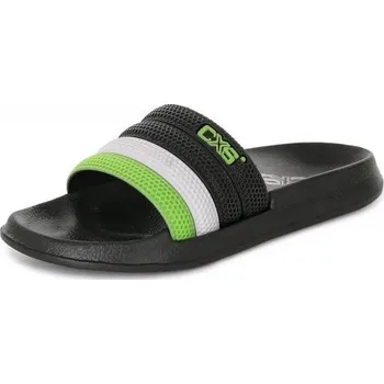 Dámské pantofle CANIS Pantofle GULF, černo-zelené (DOPRODEJ), Barva čierno-zelená, Velikost 45