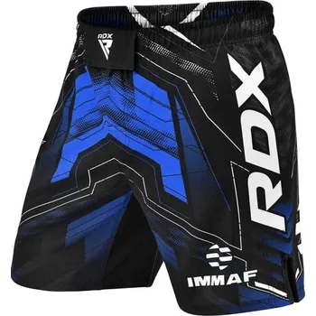 Kraťasy na MMA RDX IMMAF APPROVED MMA FIGHT & TRAINING SHORTS 3XL Černá, Modrá, Bílá
