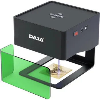 3D tiskárna Mini přenosný laserový gravírovací stroj Bluetooth CNC gravírka na kůži dřevo papír plast psí známky loga DIY laserové řezání