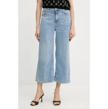 Dámské džíny Džíny Guess BELLFLOWER dámské, high waist, W5GA2E D5O90 W5GA2E.D5O90 modrá 50J, vel. 28