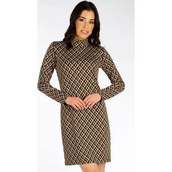 Dámské šaty Dámské šaty LITEX s dlouhým rukávem černé Velikost: S, kód: LI-7F050-S