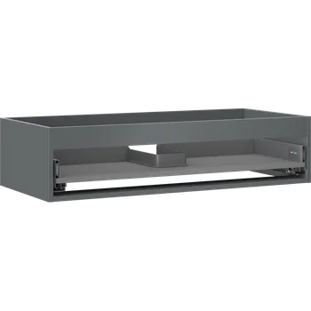 Koupelnový nábytek Mexen Box-A korpus skříňky pod umyvadlo 100 cm, 1 zásuvka, grafit mat - 91AX0-1000-235-1-66 Korpusy skříněk