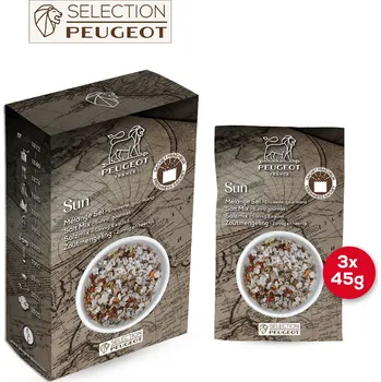 Koření Peugeot Kořenící sůl Sun, 3 x 45 g 46927