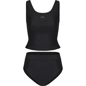 Dámské plavky Slazenger Tankini Set Ladies Black 10 (38)