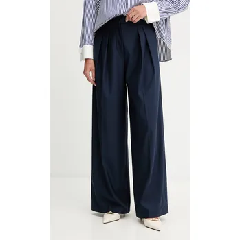 Dámské kalhoty Kalhoty MM by Max Mara VADIUS 2526786118600 námořnická modř 59B, vel. L