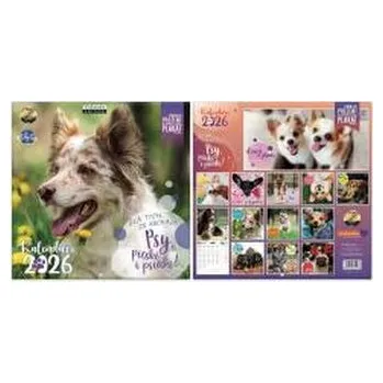 Kalendář Kalendarz 2026 ścienny Classic Psy