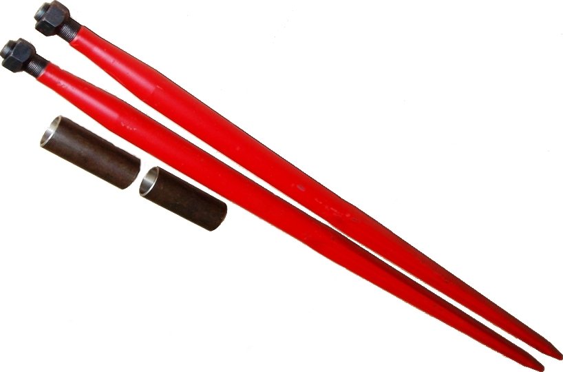 Hroty na balíky 36 x 810 M22x1,5 s pouzdry sada