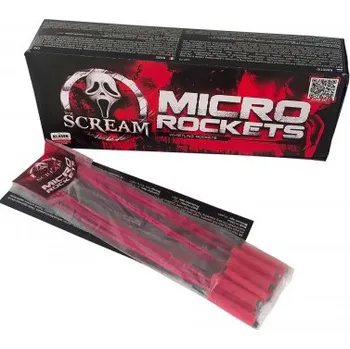 Zábavní pyrotechnika Rakety set. 12 x 12 ks (144 ks) Scream Micro Rockets