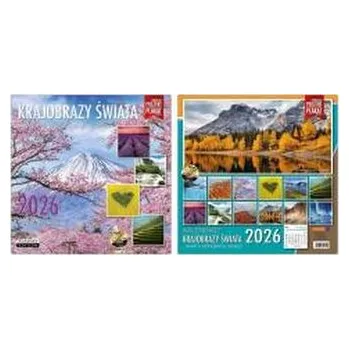 Kalendář Kalendarz 2026 ścienny Classic Krajobrazy świata