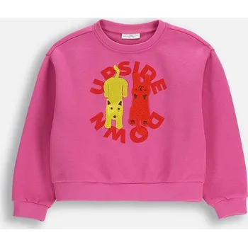 Chlapecká mikina Dětská mikina Coccodrillo růžová barva, s aplikací, ACADEMY GIRL KIDS ZC5132102AGK 30X, vel. 98