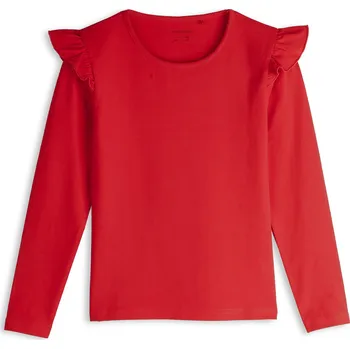 Dívčí tričko GATE Bavlněné tričko s volány 8Y 825-0251/555