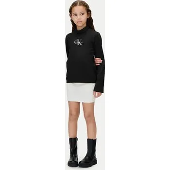 Dámská halenka Calvin Klein Jeans Halenka IG0IG03044 Černá Regular Fit 12Y