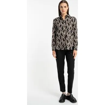 Pánská košile CLICK Košile 71-0049 Černá Regular Fit 36